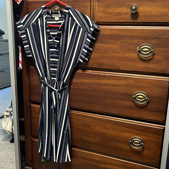 Blue Striped Dress - Picture 3 of 5